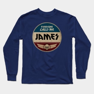 Vintage Name Tag: James Long Sleeve T-Shirt